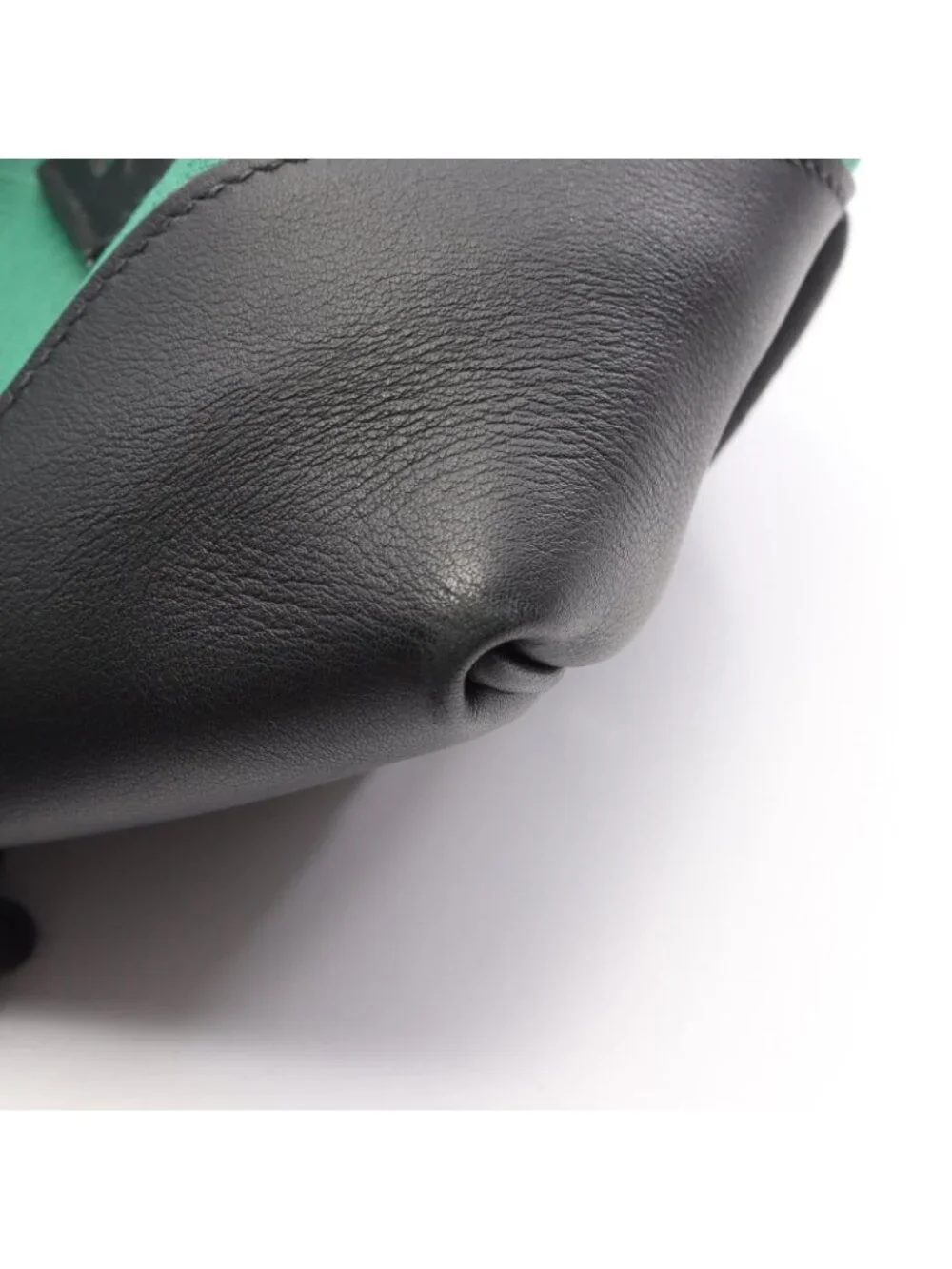 Hermes Backpack a Dos All Back Green Black Canvas Leather All T&c